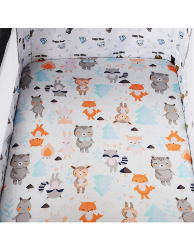 Juego de Sábanas para Cuna Tontukatu 3 Piezas Microfibra