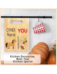 Tabla de Cortar de Bambú SPBL&L 29.5x19.3 cm Decorativa 2