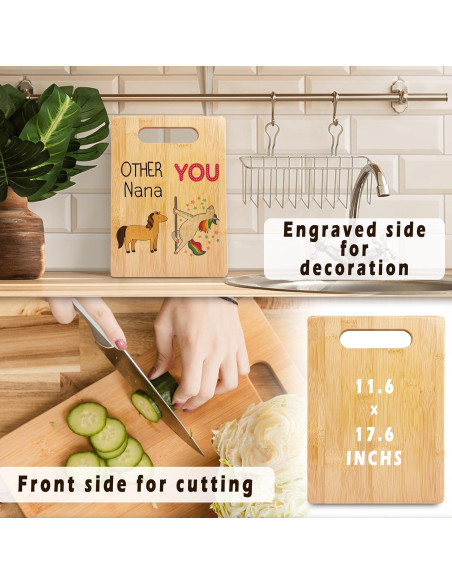 Tabla de Cortar de Bambú SPBL&L 29.5x19.3 cm Decorativa