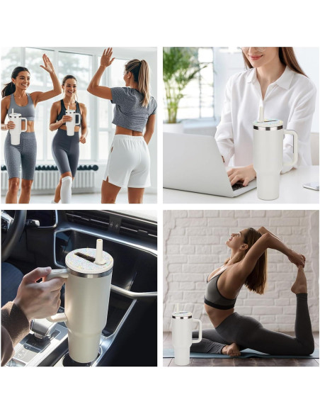 Tapa de Pajita SAVORI 30 oz para Stanley Quencher H2.0 - Antidesbordamiento