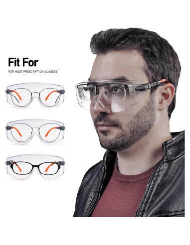 Gafas de seguridad SAFEYEAR con lente antiempañante