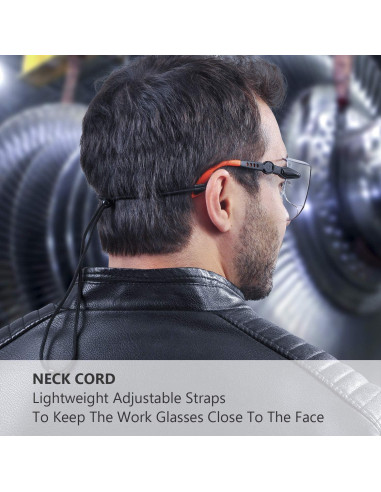 Gafas de seguridad SAFEYEAR con lente antiempañante