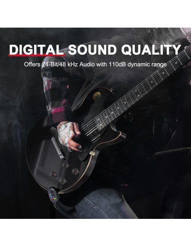 Sistema Inalámbrico de Guitarra Xvive AC58 5.8GHz con Estuche