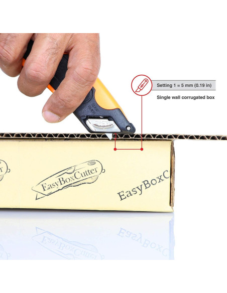 Cortador de Cajas Easy Cut Serie 1000 Naranja 0.28 kg