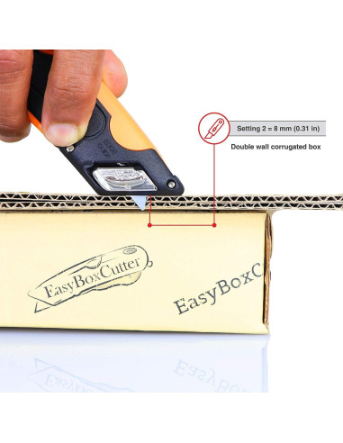 Cortador de Cajas Easy Cut Serie 1000 Naranja 0.28 kg