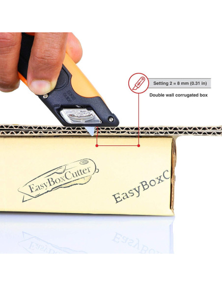 Cortador de Cajas Easy Cut Serie 1000 Naranja 0.28 kg