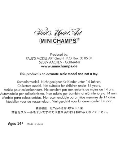 Minichamps BMW M3 Schnitzer Dieter Quester 1:18 Coleccionable