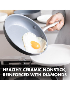 Sartén Antiadherente GreenPan Lima 20 cm Cerámica Saludable 2