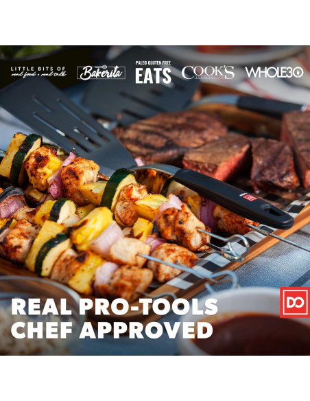 Juego de Espátulas de Silicona DI ORO - 3 Piezas - Resistente al Calor