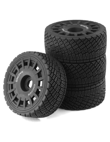 Llantas y Neumáticos RC 1:8 Fujita 100mm Hex 17mm Negro