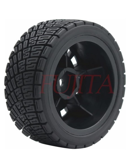 Llantas y Neumáticos RC 1:8 Fujita 100mm Hex 17mm Negro