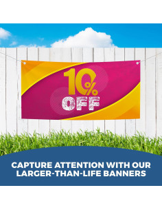 Banners Grandes de Poliéster BCB Print 1.22x0.61m 10% Descuento 2