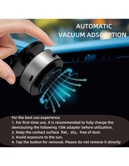 Soporte Magnético para Teléfono de Coche Muuto 360MAG 15W