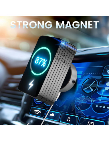 Soporte Magnético para Teléfono de Coche Muuto 360MAG 15W