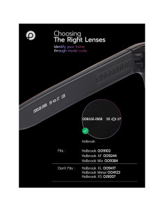 Lentes de Reemplazo PapaViva para Oakley Holbrook OO9102 55mm 2