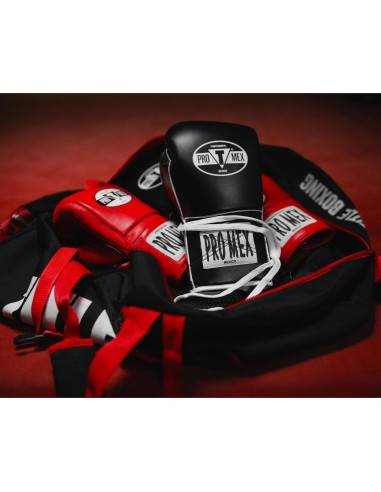 Guantes de Boxeo Title Boxing Pro Mex 14 oz Cuero Negro