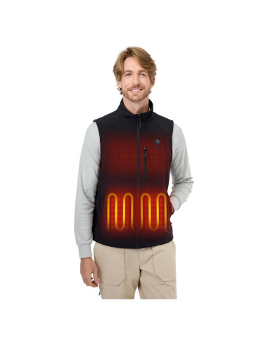 Chaleco Térmico Hombre ORORO X-Large Negro USB-C Calentado