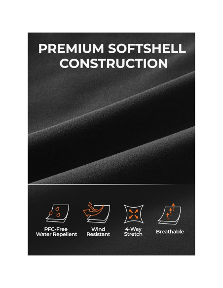 Chaleco Térmico Hombre ORORO X-Large Negro USB-C Calentado