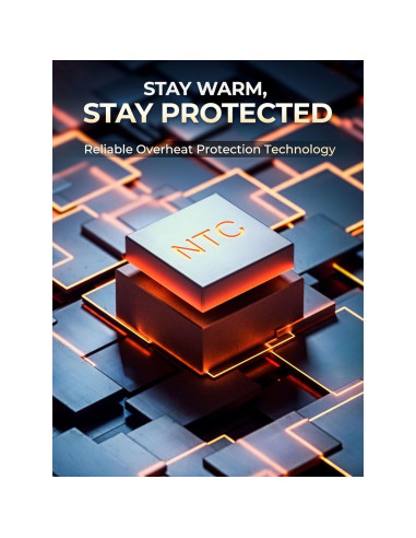 Chaleco Térmico Hombre ORORO X-Large Negro USB-C Calentado