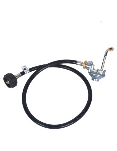 Adaptador de Manguera de Propano GasSaf 3 Pies con Regulador