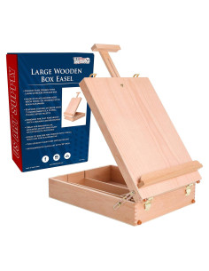 Caballete de Madera Ajustable Grande Newport Suministro de Arte