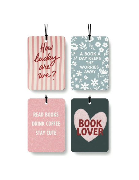 Ambientador de Coche EKGJW, 4 Piezas, Aroma Fresco, Decoración