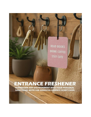 Ambientador de Coche EKGJW, 4 Piezas, Aroma Fresco, Decoración