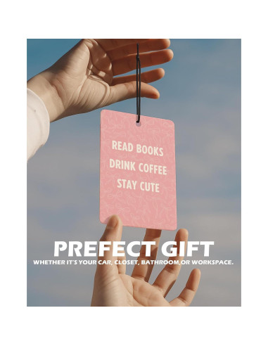 Ambientador de Coche EKGJW, 4 Piezas, Aroma Fresco, Decoración