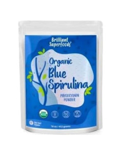 Suplemento Espirulina Azul Orgánica Ellie's Best 450g Vegano