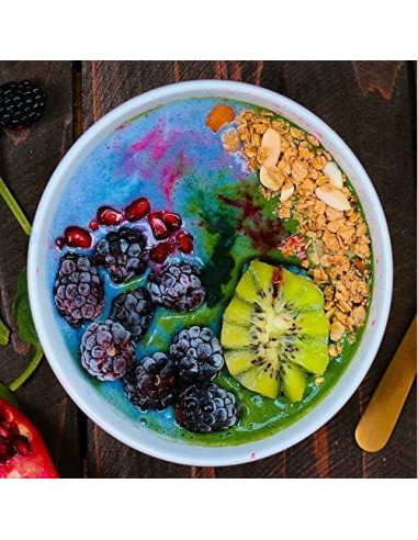 Suplemento Espirulina Azul Orgánica Ellie's Best 450g Vegano