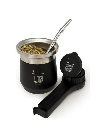 Taza de Yerba Mate TUMA TU MATE 266g Doble Pared Aislada