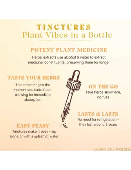 Bitters Digestivos Urban Moonshine 59 ml - Orgánico - Salud Digestiva