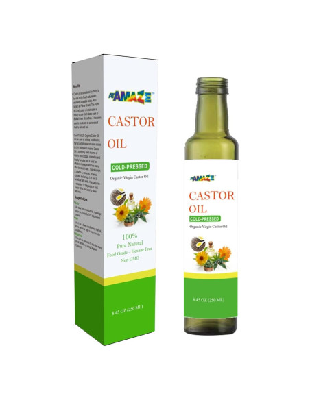 Aceite de Ricino Orgánico Virgen ATAMAZE 500ml Hidratante