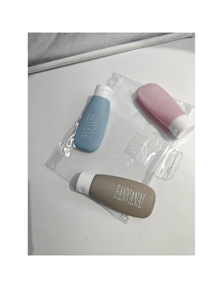 Juego de Botellas de Viaje FANVANAI 11 Piezas A Prueba de Fugas