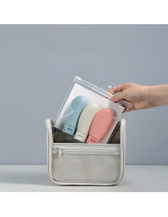 Set de 3 Botellas de Viaje ZALUJMUS 60 ml Antifugas Multicolor 2