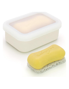 Estuche de Jabón de Viaje AIDIMMING Silicona Antifugas 11.9x8.4cm