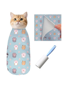 Envoltura Calmante para Gatos DFQ - Corte de Uñas y Cuidado