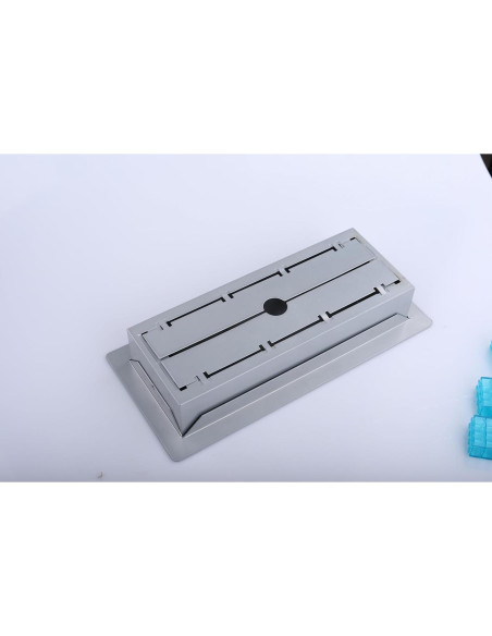 Rejilla de Piso Zion Acero Inoxidable 29x7.6cm Ajustable