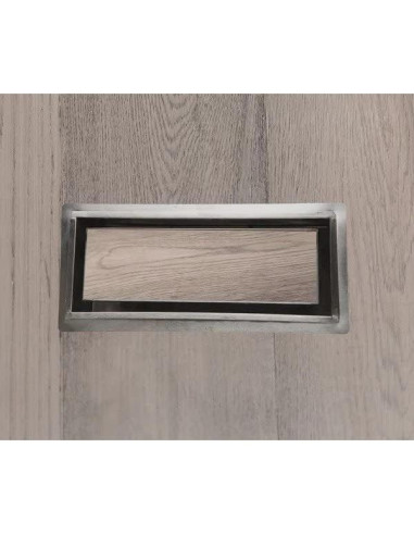 Rejilla de Piso Zion Acero Inoxidable 29x7.6cm Ajustable