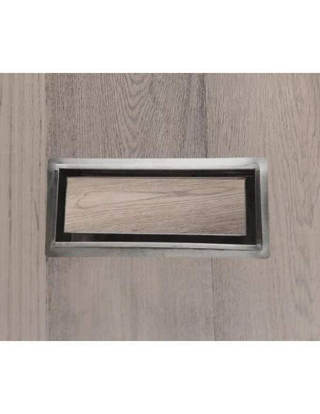 Rejilla de Piso Zion Acero Inoxidable 29x7.6cm Ajustable