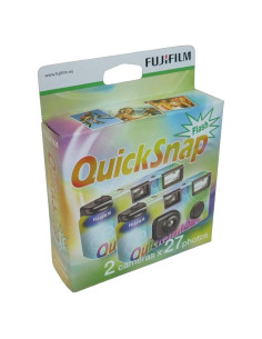 Cámara desechable Fujifilm Quicksnap 400 - Paquete doble 54 exposiciones