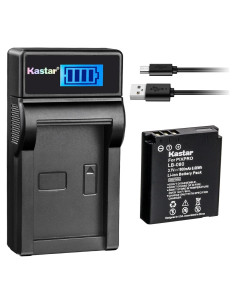 Batería y Cargador USB LCD Kastar para Kodak LB-080