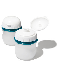 Botellas de Silicona OXO Good Grips Prep & Go - 2 Paquete, 68ml