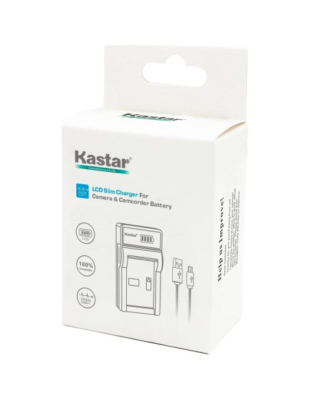 Batería y Cargador USB LCD Kastar para Kodak LB-080