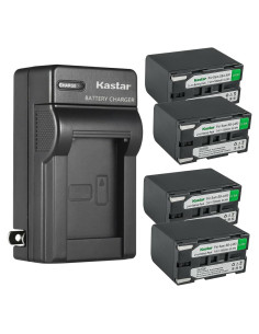 Kastar Paquete 4 Baterías SB-L480 y Cargador Pared 7200mAh