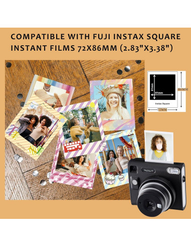 Marcos de Pegatinas para Película Instantánea JOYZO 24pcs