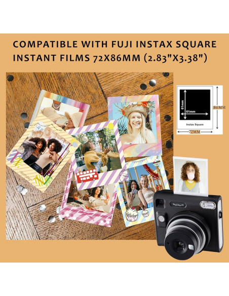 Marcos de Pegatinas para Película Instantánea JOYZO 24pcs