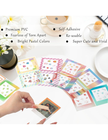 Marcos de Pegatinas para Película Instantánea JOYZO 24pcs