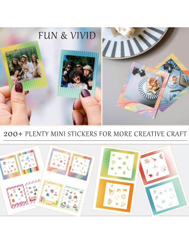 Marcos de Pegatinas para Película Instantánea JOYZO 24pcs