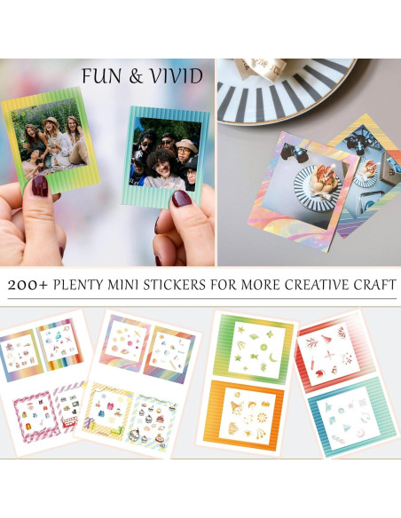 Marcos de Pegatinas para Película Instantánea JOYZO 24pcs